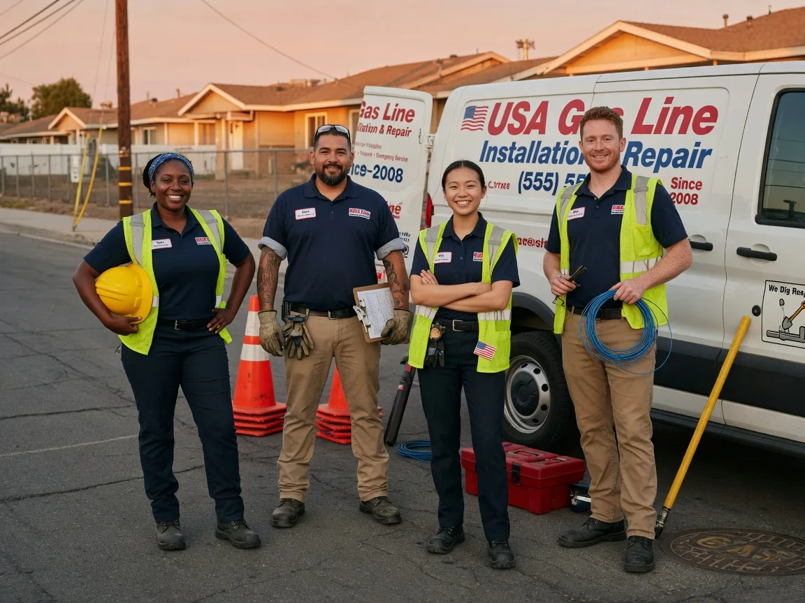 Gas Line Installation company in Addington, OK